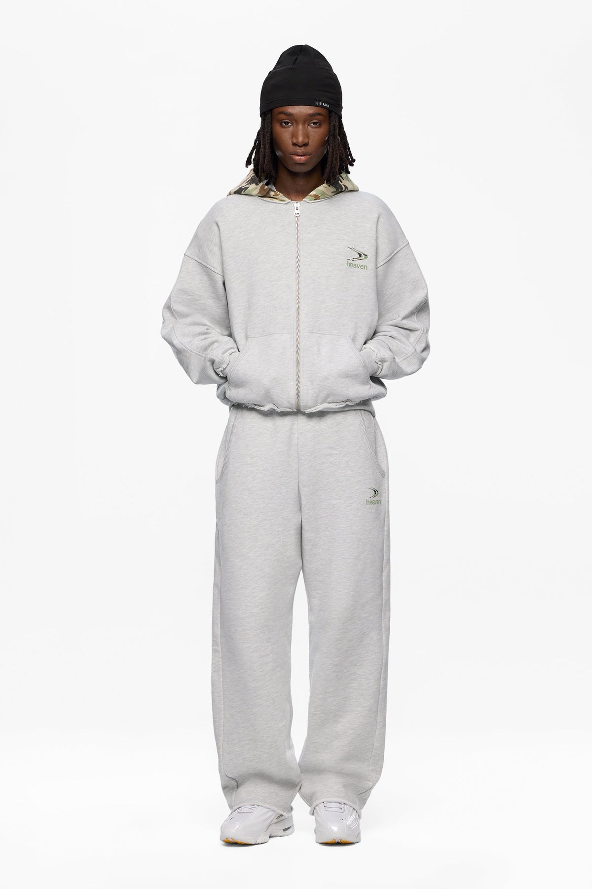 Camo Pocket Open Leg Jogger