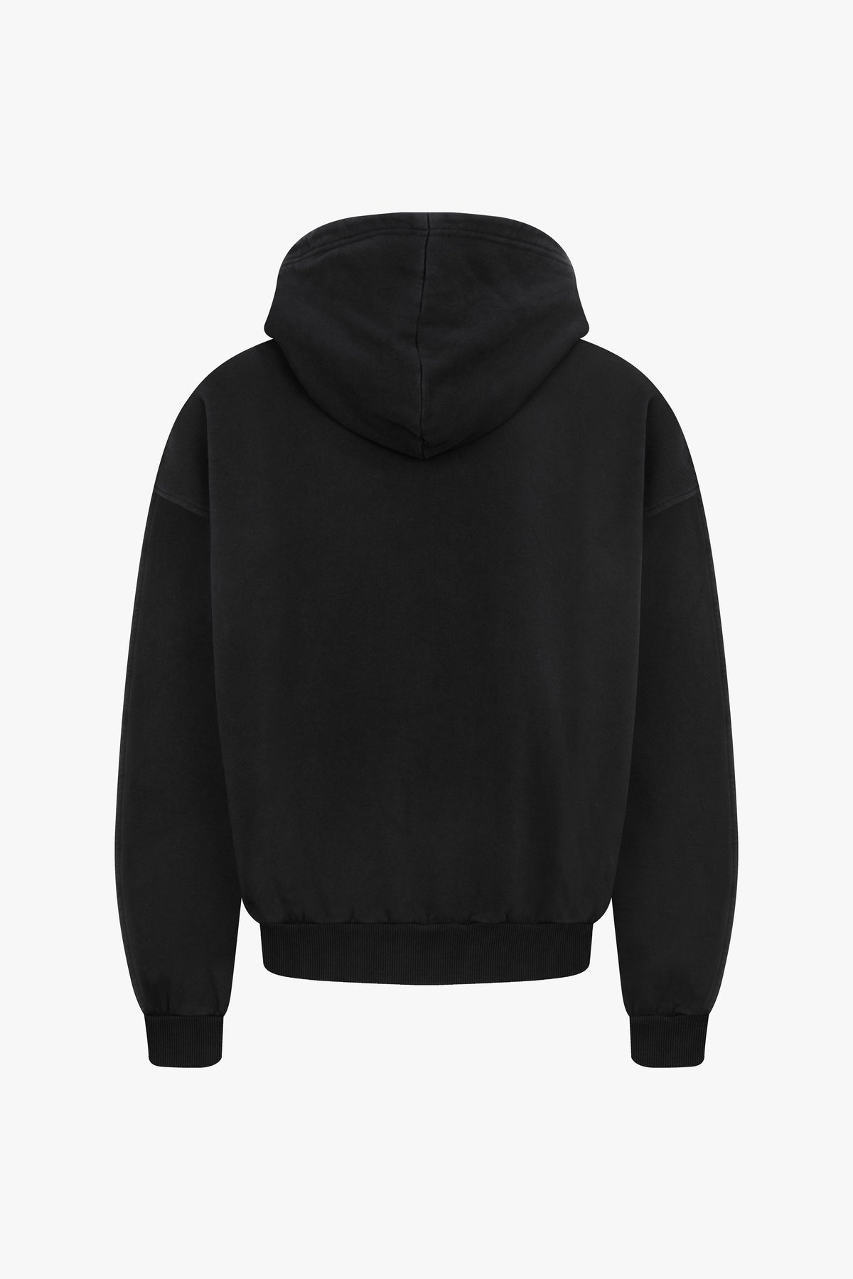 Washed Blank Zip Hoodie