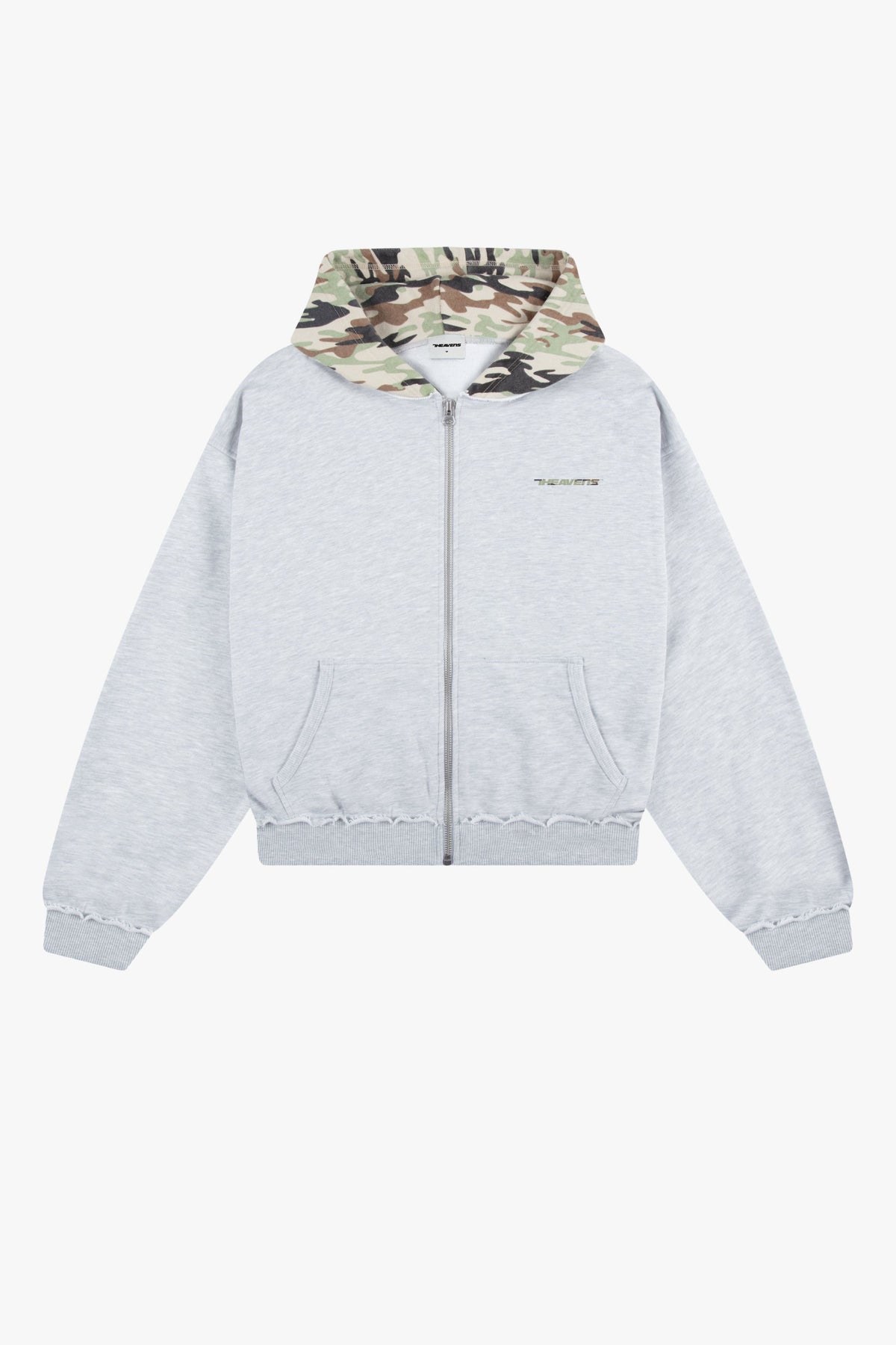 Camo Cap Zip Hoodie
