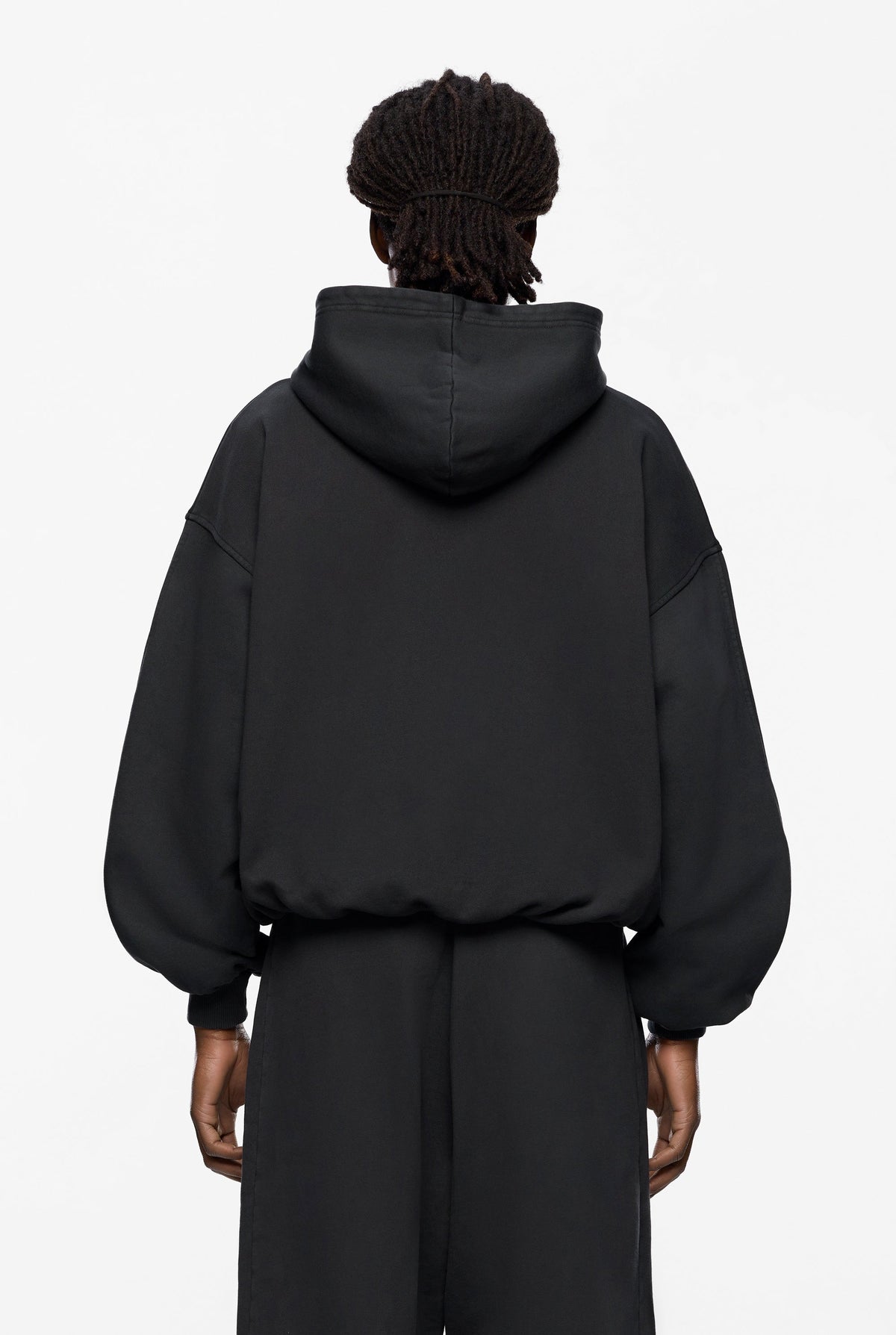 Washed Blank Zip Hoodie