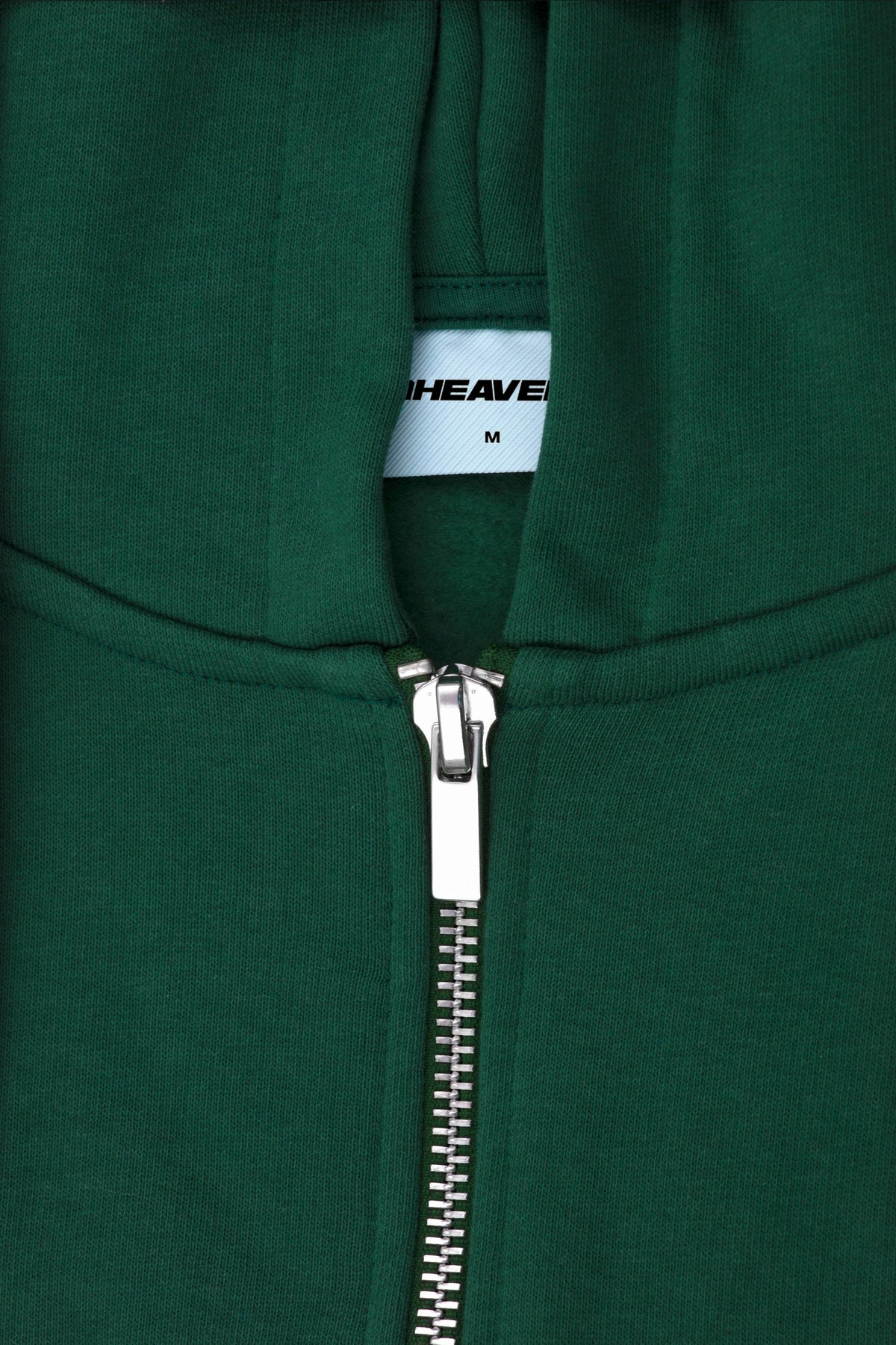 Heavy Blank Zip Hoodie