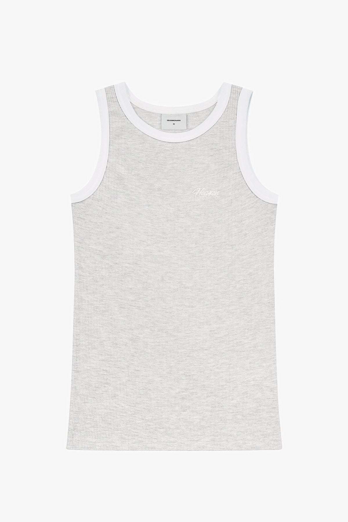 Script Waffle Tank Top