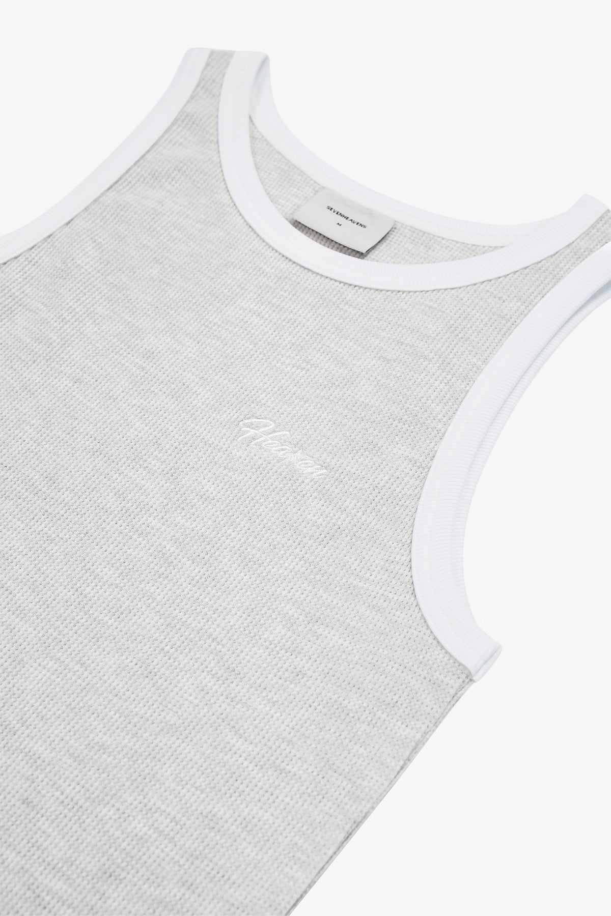 Script Waffle Tank Top