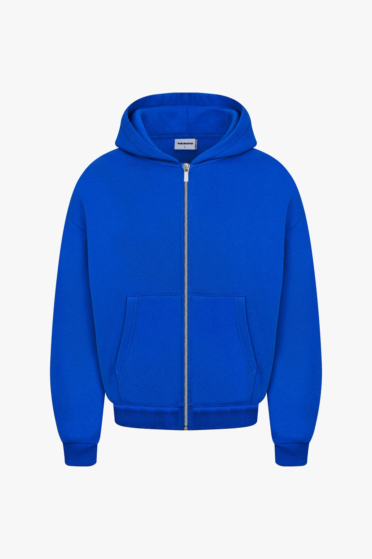 Heavy Blank Zip Hoodie
