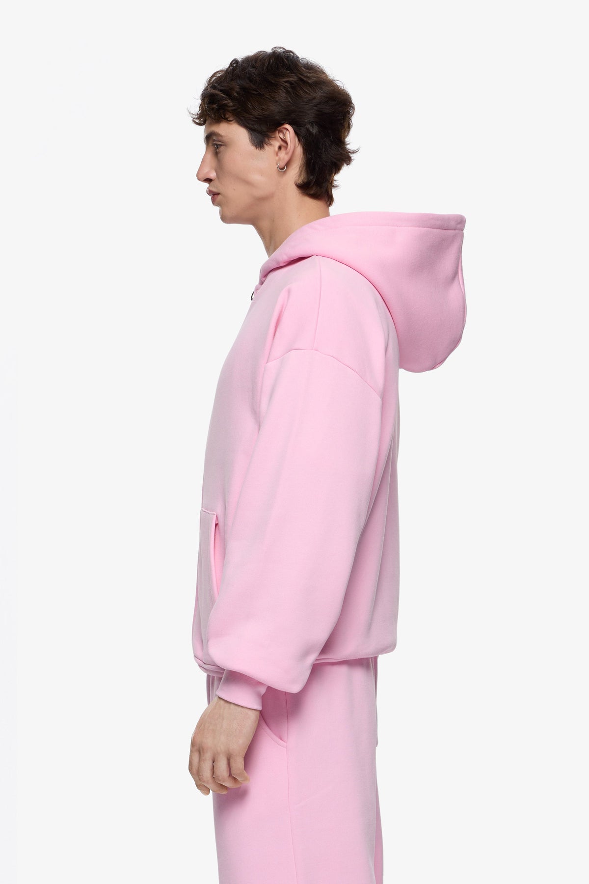 Heavy Blank Zip Hoodie