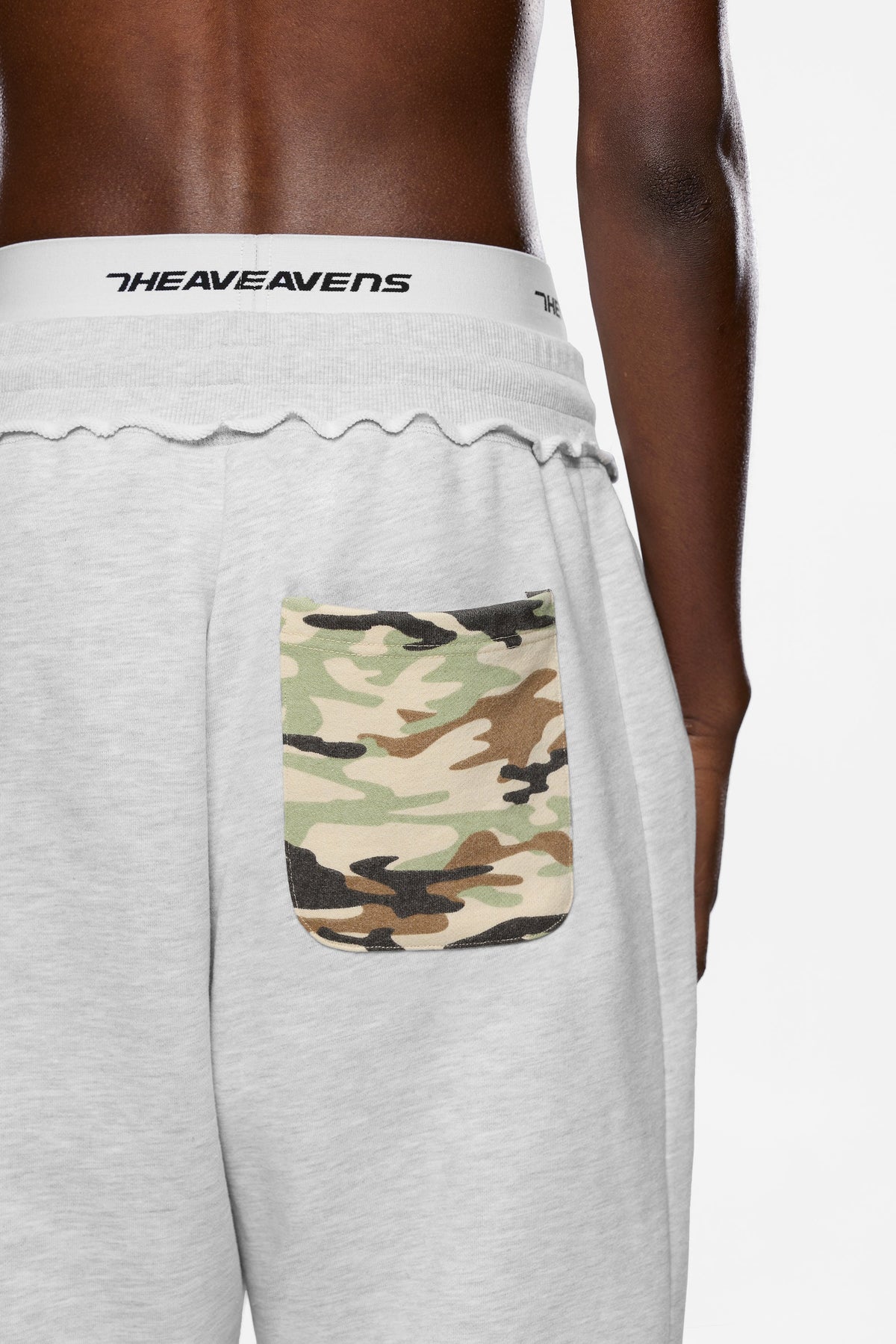 Camo Pocket Open Leg Jogger