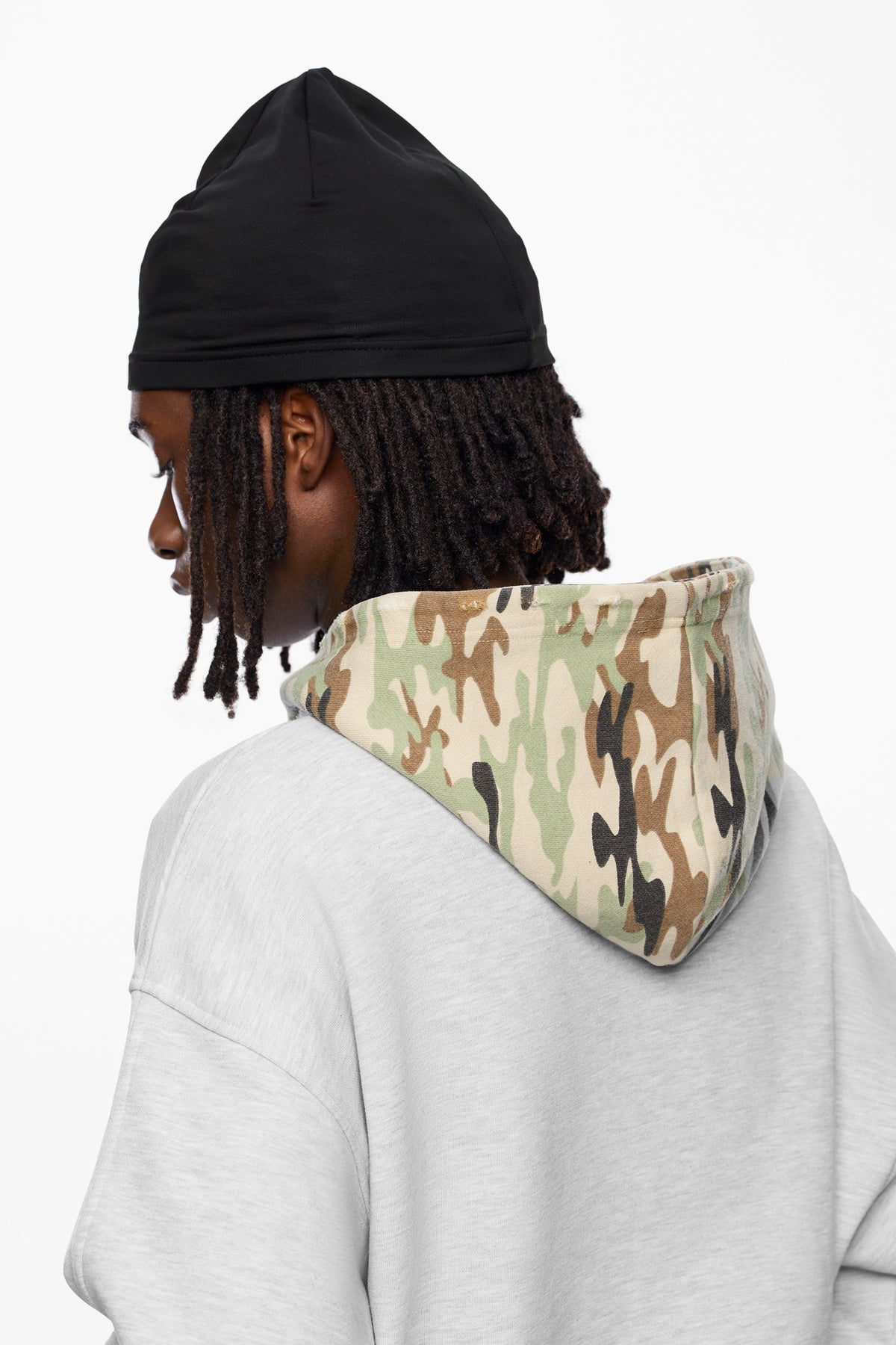 Camo Cap Zip Hoodie