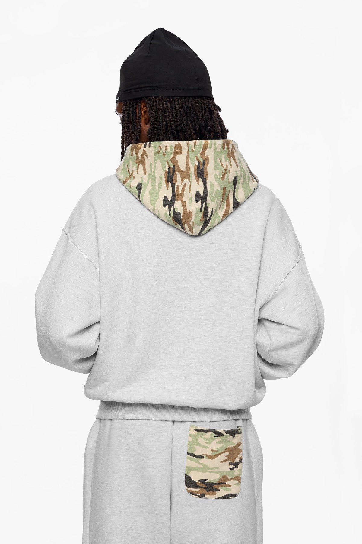 Camo Cap Zip Hoodie