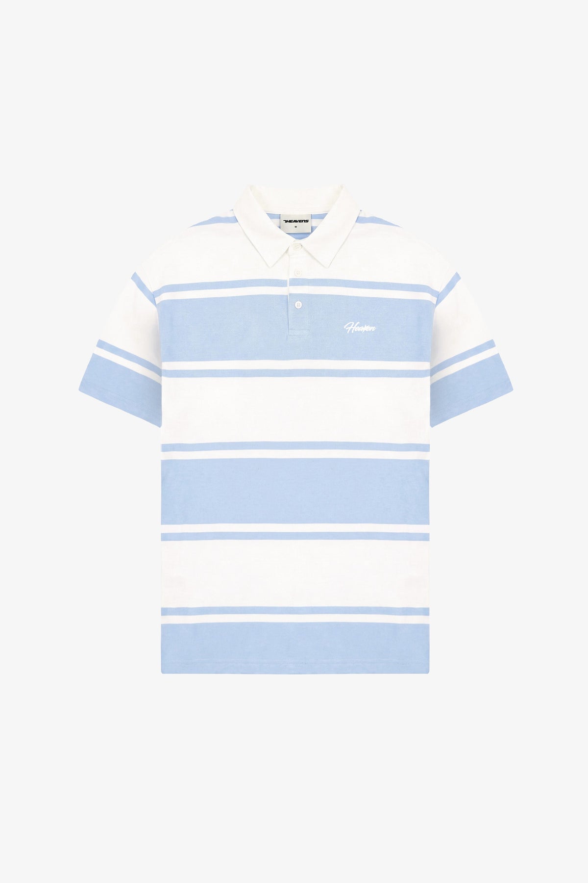 Striped Script Polo T-Shirt