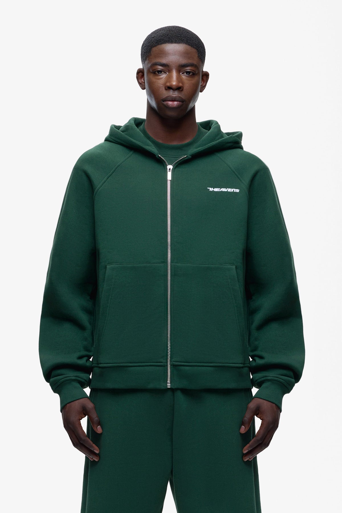 Logo Zip Hoodie