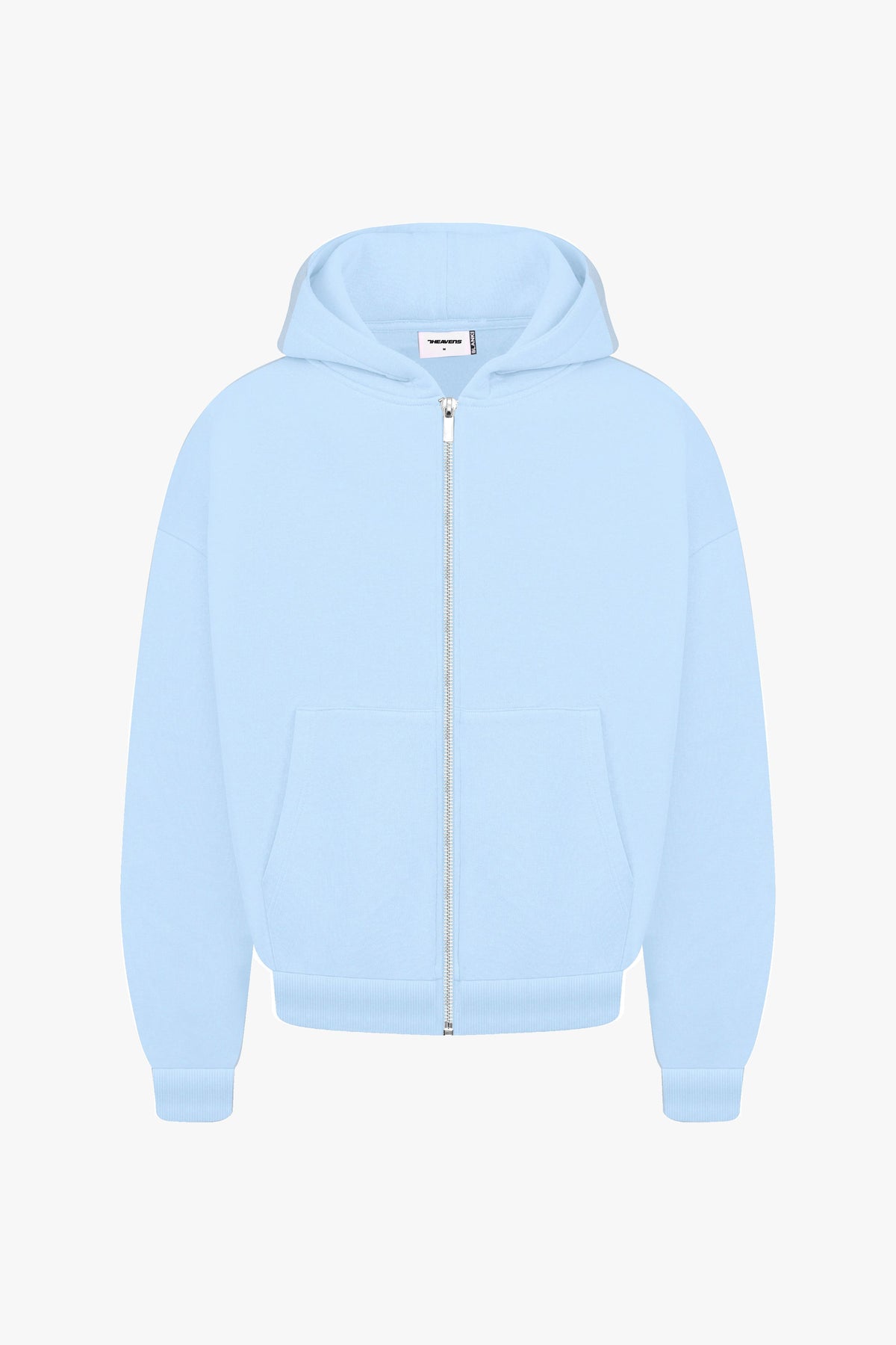 Heavy Blank Zip Hoodie