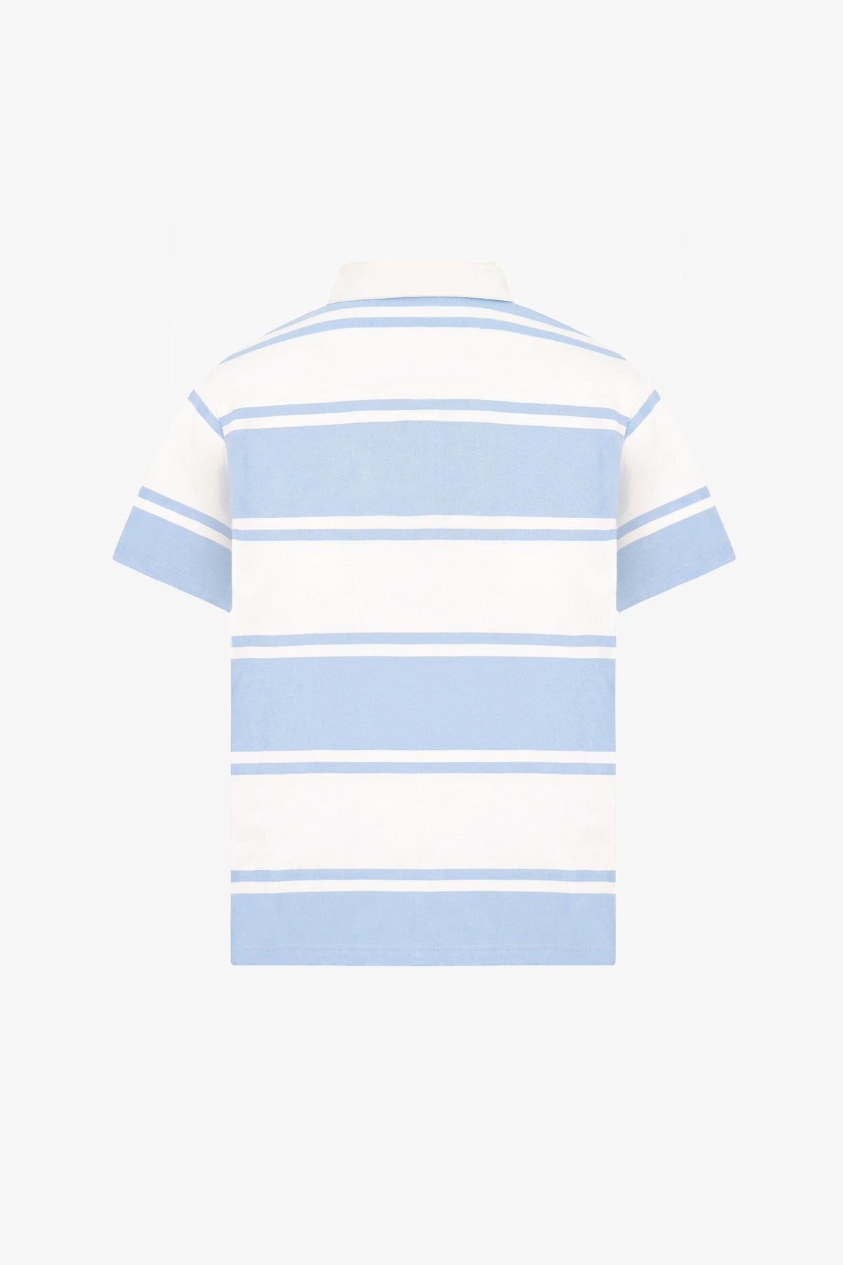 Striped Script Polo T-Shirt