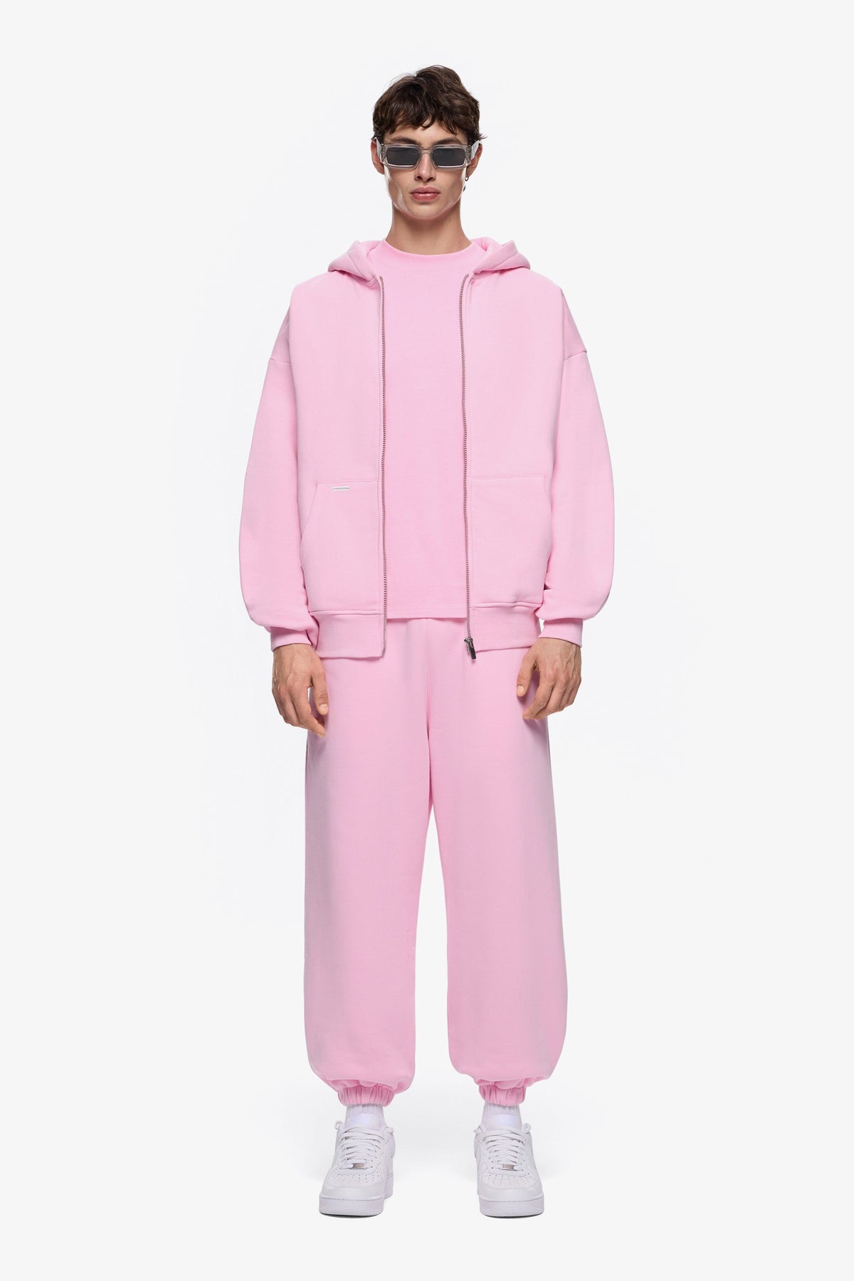 Heavy Blank Zip Hoodie