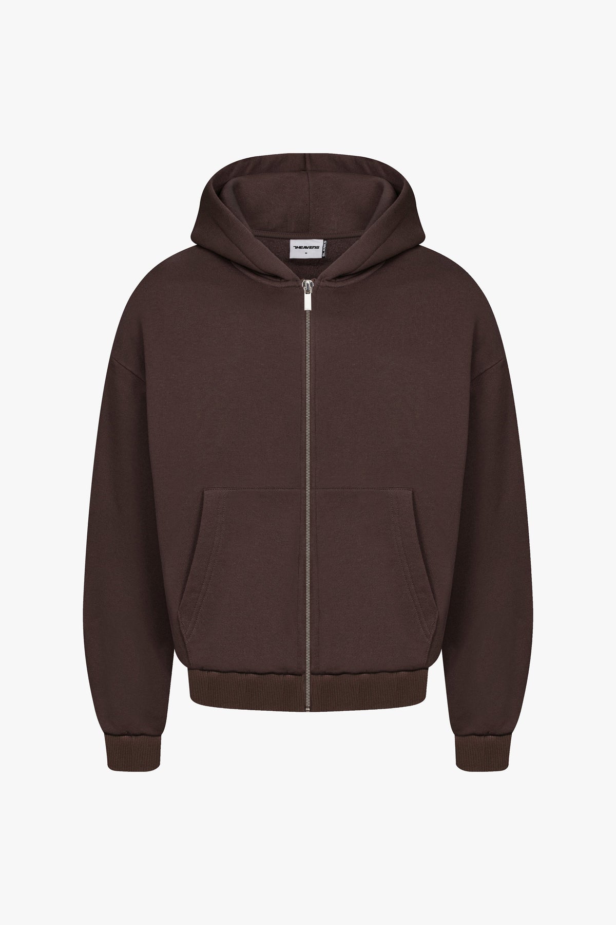 Heavy Blank Zip Hoodie