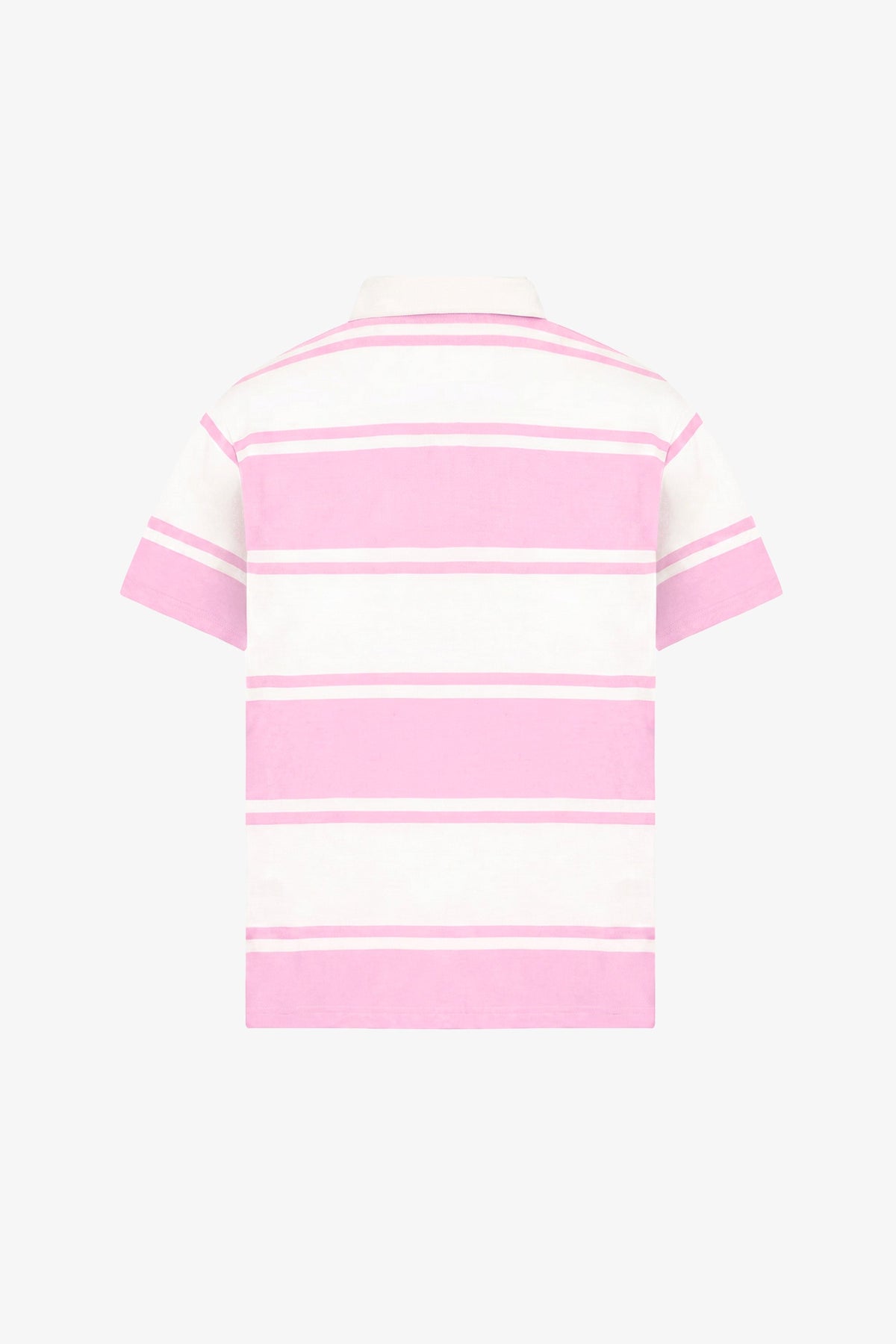 Striped Script Polo T-Shirt