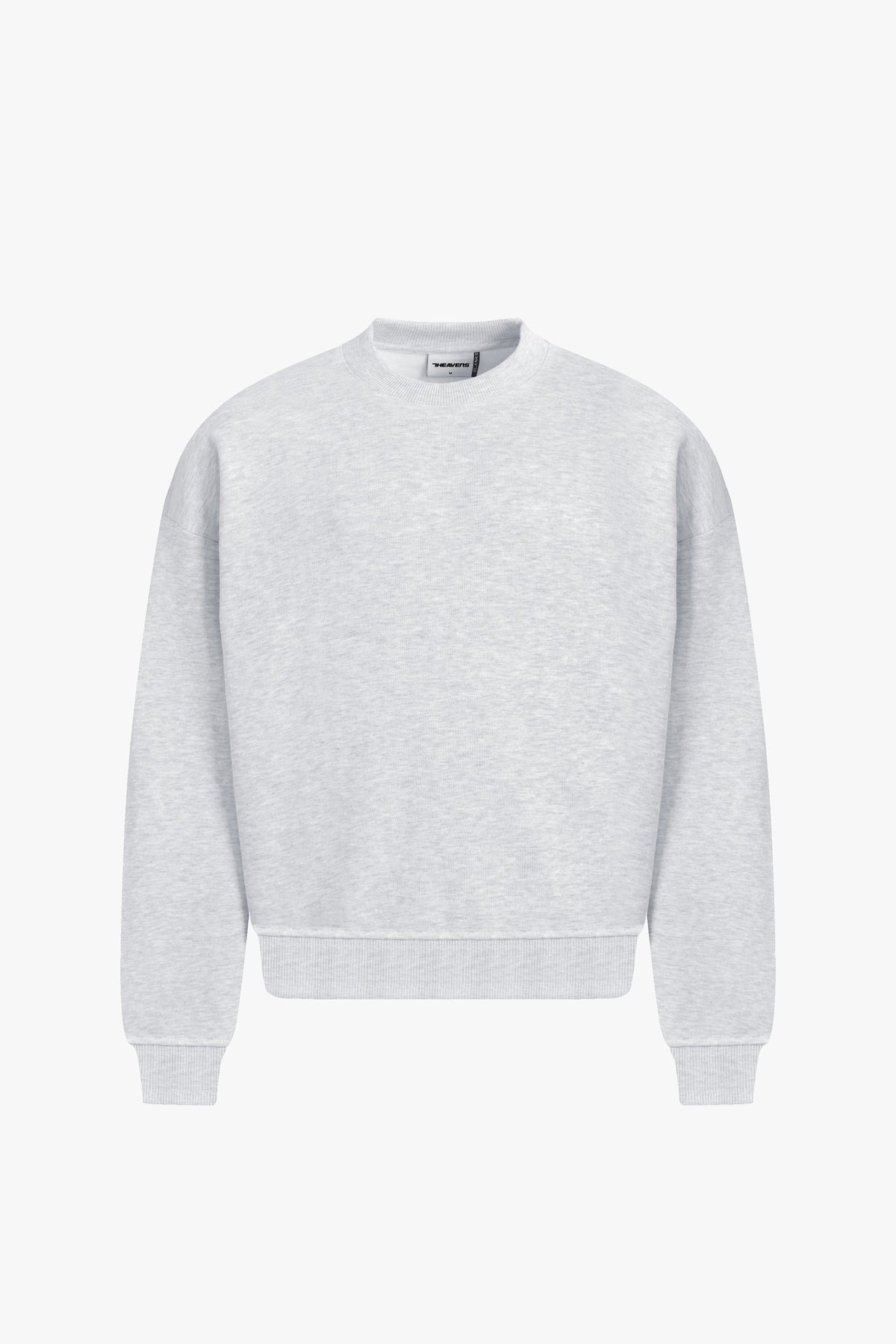 Heavy Blank Sweater - Heather Grey / XXS