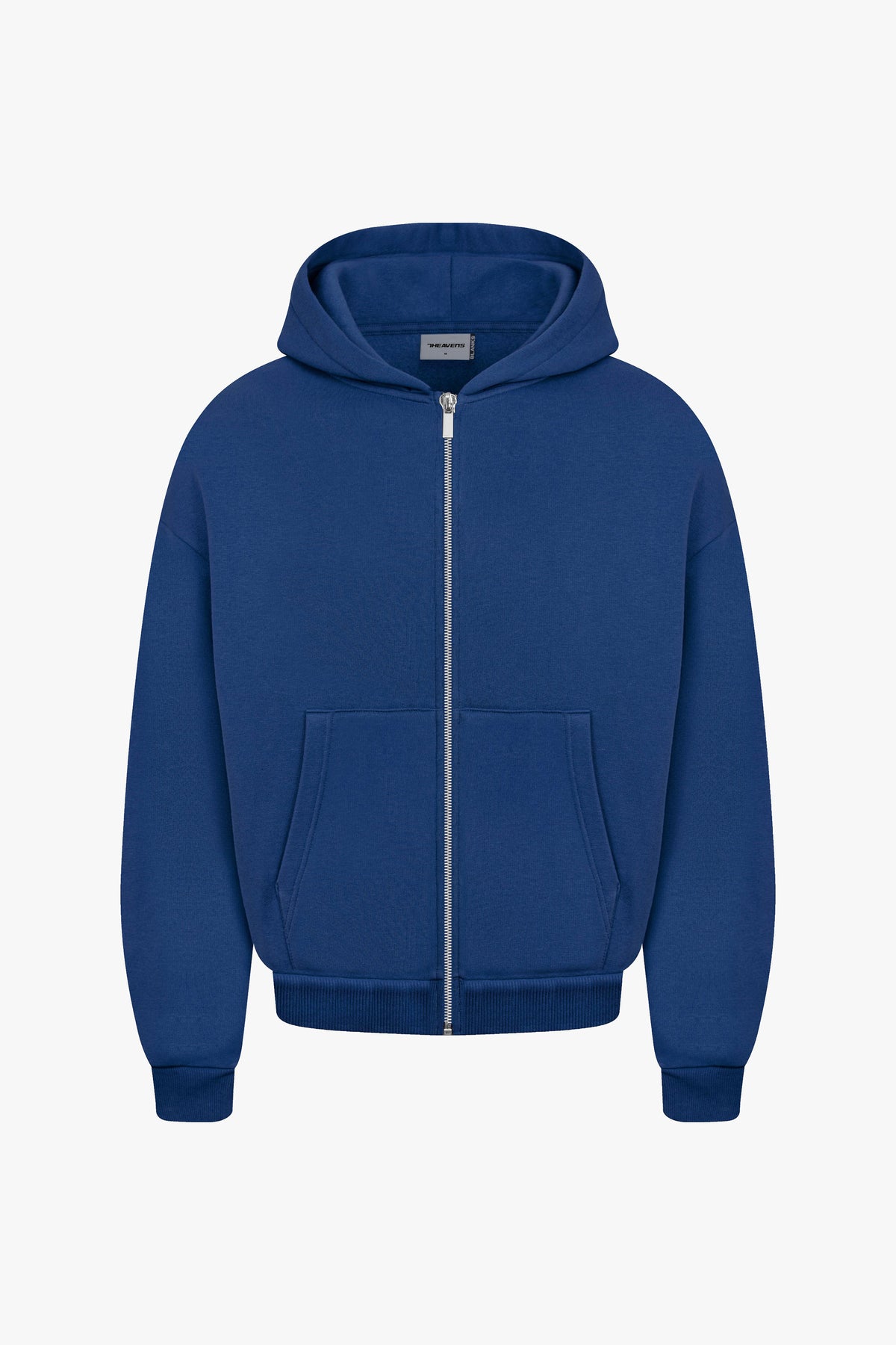 Heavy Blank Zip Hoodie