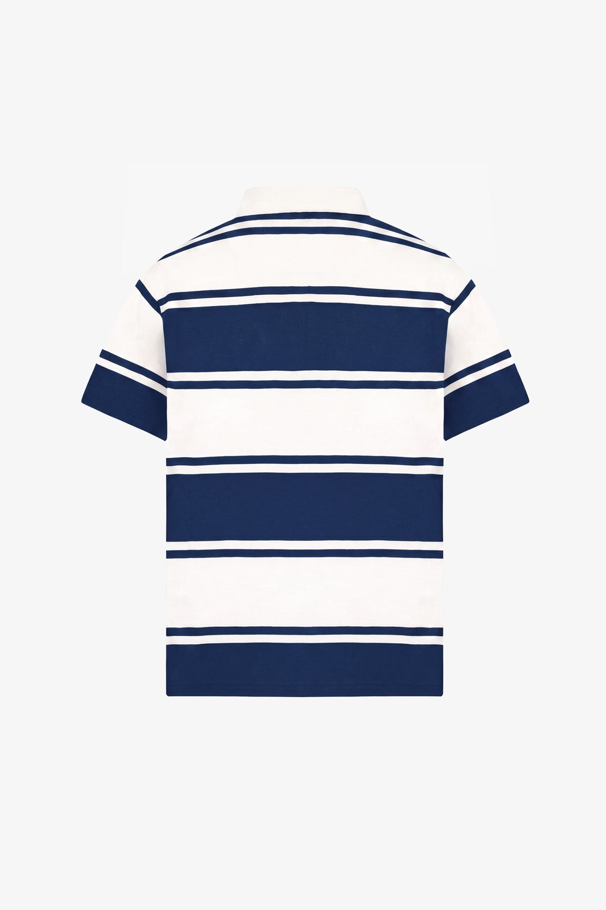 Striped Script Polo T-Shirt