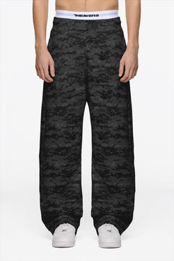 Digital Camo Open Leg Jogger