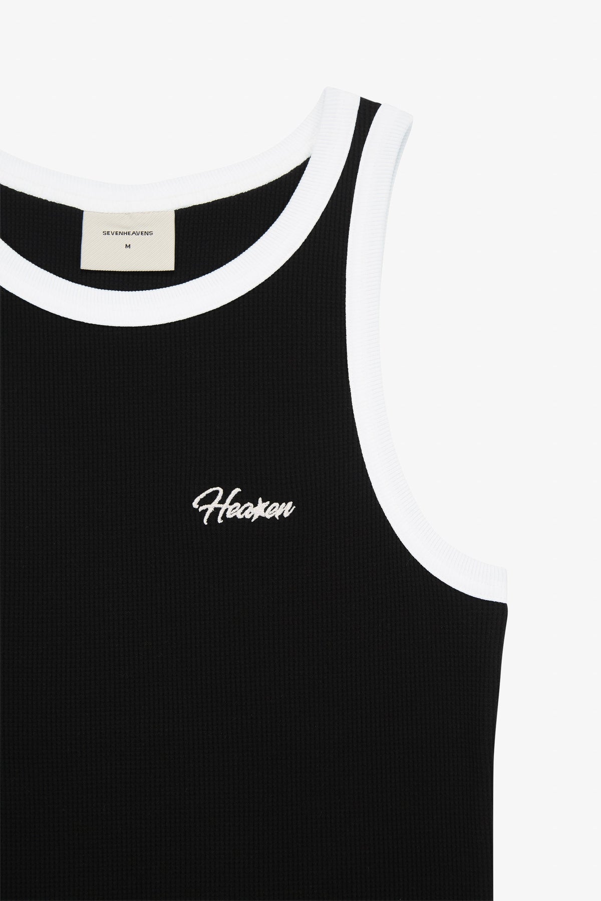 Script Waffle Tank Top