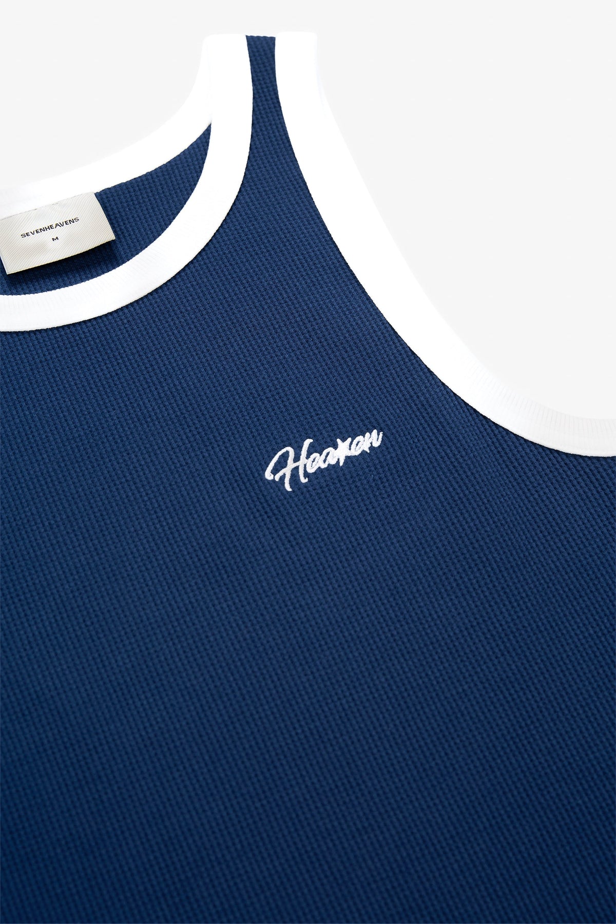 Script Waffle Tank Top